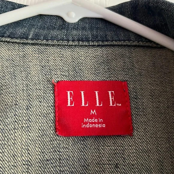 ELLE Medium Denim Jean Jacket – Classic Blue Wash - Picture 3 of 3